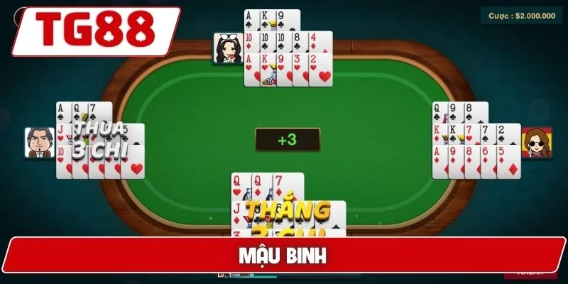Mậu Binh Đổi Thưởng Tại TG88 – Chiến Lược Và Cơ Hội Thắng 4 Mậu Binh